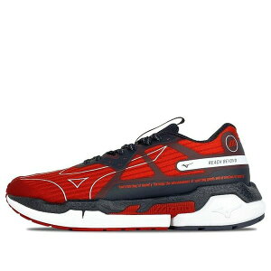 Mizuno �~�Y�m �����Y �X�j�[�J�[ �yMizuno PI Knit Low Top Running Shoes Black/Red D1GH210202�z �T�C�Y US_8.5(26.5cm)