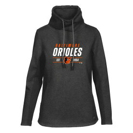 レベルウェア レディース パーカー・スウェットシャツ アウター Baltimore Orioles Levelwear Women's Verve Loop Pullover Sweatshirt Black