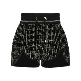 【送料無料】 バルマン レディース カジュアルパンツ ボトムス Shorts & Bermuda Shorts Black