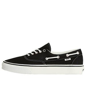 Vans �o���Y �����Y �X�j�[�J�[ �yVans Authentic Boat 'Black' VN000Z0XBPT�z �T�C�Y US_8.5(26.5cm)
