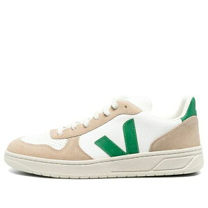 VEJA ���F�W�� �����Y �X�j�[�J�[ �yVeja V-10 Chromfree Low-Top Sneakers 'White Beige Green' VX0503146�z �T�C�Y US_M_N/A