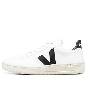 VEJA ���F�W�� �����Y �X�j�[�J�[ �yVeja V-10 Lace-Up 'White Black' VX0702901�z �T�C�Y US_M_N/A