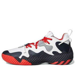 adidas �A�f�B�_�X �����Y �X�j�[�J�[ �yadidas Harden Volume 6 'White Vivid Red Legend Ink' GV9081�z �T�C�Y US_8(26.0cm)
