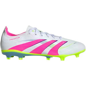 adidas �A�f�B�_�X �����Y �X�j�[�J�[ �yadidas Predator League FG/MG Cloud White Lucid Pink Lucid Lemon�z �T�C�Y US_12(30.0cm) Cloud White/Lucid Pink/Lucid Lemon
