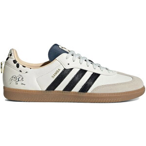 adidas �A�f�B�_�X �����Y �X�j�[�J�[ �yadidas Samba Disney 101 Dalmatians Penny�z �T�C�Y US_5.5(23.5cm) Cloud White/Core Black/Gold Metallic