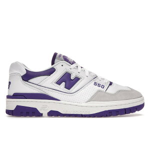 New Balance �j���[�o�����X �����Y �X�j�[�J�[ �yNew Balance 550 White Purple�z �T�C�Y US_5.5(23.5cm) White/Purple