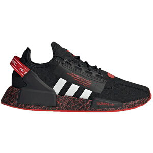 adidas AfB_X Y Xj[J[ yadidas NMD R1 V2 Crackled Black Redz TCY US_7.5(25.5cm) Core Black/Cloud White/Red
