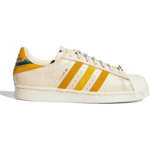 adidas �A�f�B�_�X �����Y �X�j�[�J�[ �yadidas Superstar Yara Shahidi�z �T�C�Y US_M_13.5 Cream White/Hazy Yellow-Legacy Gold