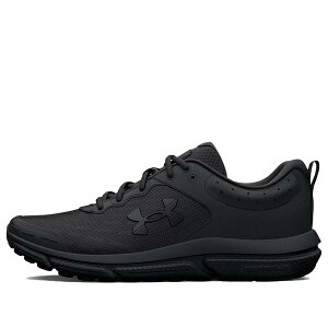Under Armour �A���_�[�A�[�}�[ �����Y �X�j�[�J�[ �yUnder Armour Charged Assert 10 4E Wide 'Triple Black' 3026176-002�z �T�C�Y US_M_14