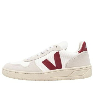 VEJA ���F�W�� �����Y �X�j�[�J�[ �yVEJA V-10 B-Mesh 'White Natural Marsala' VX0101314A�z �T�C�Y US_M_N/A