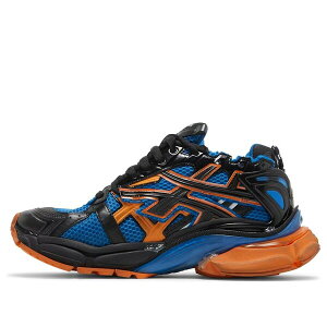 Balenciaga �o�����V�A�K �����Y �X�j�[�J�[ �yBalenciaga Runner Sneakers 'Blue Orange Black Mesh and Nylon' 677403W3RB34719�z �T�C�Y US_9(27.0cm)