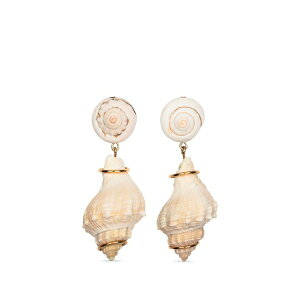 �W�F�j�t�@�[�x�A ���f�B�[�X �s�A�X���C�������O �A�N�Z�T���[ Pernella shell-drop earrings Gold