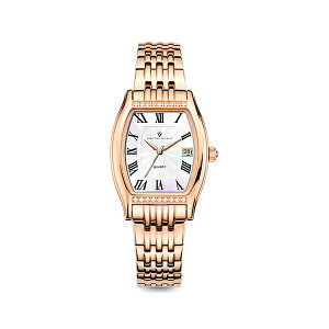 �N���X�`�����o���T���g ���f�B�[�X �r���v �A�N�Z�T���[ Gemma tonneau-case 34mm watch White