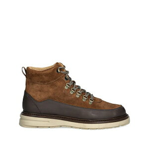 �K���g �����Y �u�[�c �V���[�Y Hillprep lace-up panelled hiking boots Brown