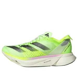 adidas �A�f�B�_�X ���f�B�[�X �X�j�[�J�[ �y(WMNS) adidas Adizero Adios Pro 3 'Aurora Black Zero Metalic Lucid Lemon' IG6429�z �T�C�Y US_9.5(26.5cm)