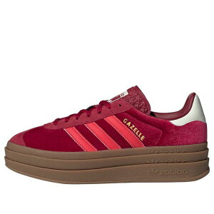 adidas �A�f�B�_�X ���f�B�[�X �X�j�[�J�[ �y(WMNS) adidas Gazelle Bold 'Bright Red Velvet' IG4388�z �T�C�Y US_5(22.0cm)