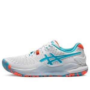 ASICS �A�V�b�N�X ���f�B�[�X �X�j�[�J�[ �y(WMNS) ASICS Gel-Resolution 9 'White' 1042A246-100�z �T�C�Y US_6.5(23.5cm)