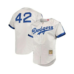 �~�b�`�F��&�l�X �����Y �V���c �g�b�v�X Men's Jackie Robinson Gray Brooklyn Dodgers Cooperstown Collection Authentic Jersey Gray