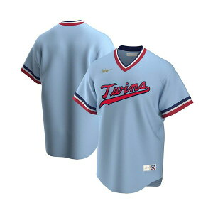 �i�C�L �����Y �V���c �g�b�v�X Men's Light Blue Minnesota Twins Road Cooperstown Collection Team Jersey Light Blue