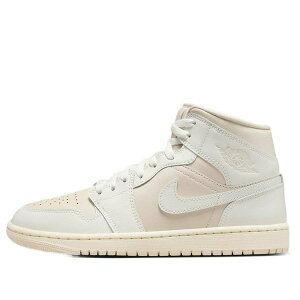 Jordan �W���[�_�� ���f�B�[�X �X�j�[�J�[ �y(WMNS) Air Jordan 1 Mid 'Legend Light Brown' BQ6472-201�z �T�C�Y US_8.5(25.5cm)