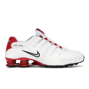 Nike �i�C�L �����Y �X�j�[�J�[ �yNike Shox NZ White University Red�z �T�C�Y US_11(29.0cm) White/Metallic Silver-University Red