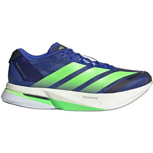 adidas AfB_X Y Xj[J[ yadidas Adizero Boston 13 Lucid Blue Lime Burst Core Blackz TCY US_M_4 Lucid Blue/Lime Burst/Core Black