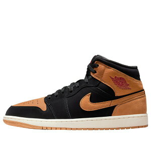 Jordan �W���[�_�� �����Y �X�j�[�J�[ �yAir Jordan 1 Mid 'Black Flax' HV4091-002�z �T�C�Y US_M_17
