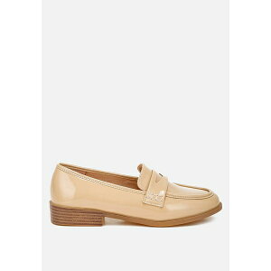 hO fB[X Xb|E[t@[ V[Y Mogul Penny Strap Detail Womens Loafer Light beige