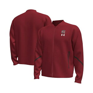 A_[A[}[ Y WPbgu] AE^[ Men's Garnet South Carolina Gamecocks Unstoppable Full-Zip Bomber Jacket Garnet