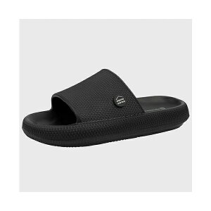 ApC XCX Y T_ V[Y Men's Omar Slides Pillow Slippers Ultra Cushioned Cloud Slide Sandal Black