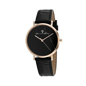 NX`oTg fB[X rv ANZT[ Women's Lotus Black Dial Watch - CV0423BK Black