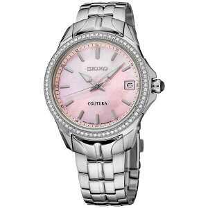セイコー レディース 腕時計 アクセサリー Women's Coutura Stainless Steel Bracelet Watch 34mm Pink