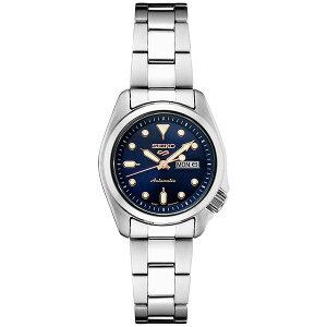 ZCR[ fB[X rv ANZT[ Women's Automatic 5 Sports Stainless Steel Bracelet Watch 28mm Blue
