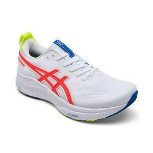 AVbNX Y Xj[J[ V[Y Men's GEL-Kayano 32 Running Sneakers from Finish Line White, Flash Coral