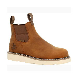 W[Wu[c Y u[c V[Y Men's Core 37 Wedge Waterproof Chelsea Work Boot Barracuda gold