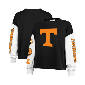47uh fB[X Jbg\[ gbvX Women's Black Tennessee Volunteers Sydney Long Sleeve T-Shirt Black