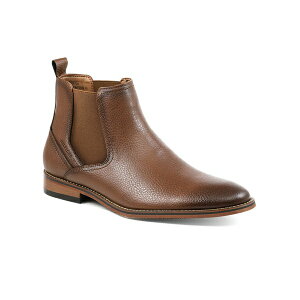 g~[ qtBK[ Y u[c V[Y Men's Berton Low Shaft Chelsea Boots Cognac
