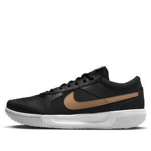 Nike �i�C�L ���f�B�[�X �X�j�[�J�[ �y(WMNS) Nike Court Air Zoom Lite 3 'Black Metallic Gold' DV3279-001�z �T�C�Y US_7(24.0cm)