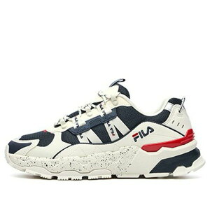 FILA �t�B�� �����Y �X�j�[�J�[ �yFILA Fashion Sneakers Low-top White/Blue/Red F12M134155FWD�z �T�C�Y US_7.5(25.5cm)