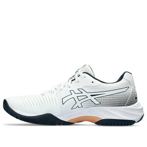 ASICS �A�V�b�N�X �����Y �X�j�[�J�[ �yASICS Gel-Netburner Ballistic FF 3 'White Grey' 1053A069-960�z �T�C�Y US_10(28.0cm)