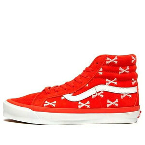 Vans �o���Y �����Y �X�j�[�J�[ �yVans WTAPS x Og SK8-Hi Lx 'Orange White' VN0A4BVB20Q�z �T�C�Y US_9.5(27.5cm)