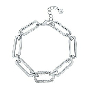 �A���h �i�E �f�B�X ���f�B�[�X �u���X���b�g�E�o���O���E�A���N���b�g �A�N�Z�T���[ Cubic Zirconia Link Bracelet Fine Silver Plated