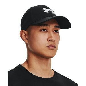A_[A[}[ Y Xq ANZT[ Men's UA Blitzing Baseball Hat Black / / White