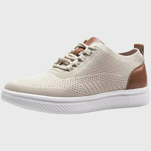 アルパイン スイス メンズ ブーツ シューズ Men's Brad Lightweight Dress Sneakers Breathable Mesh Oxford Shoes for Business Casual & Everyday Comfort with Cushioned Sole Beige