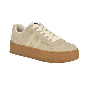 g~[ qtBK[ fB[X Xj[J[ V[Y Women's Celmi Lace-Up Fashion Sneakers Light Natural
