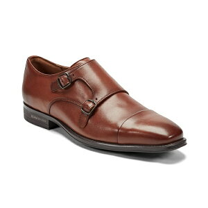 PlXR[ Y hXV[Y V[Y Men's Charles Double Monk Strap Shoe Medium brown