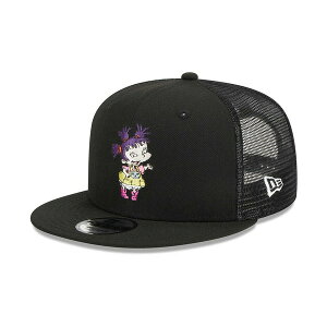 �j���[�G�� �����Y �X�q �A�N�Z�T���[ Men's Black Rugrats Kimi Trucker 9FIFTY Snapback Hat Black