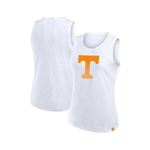 t@ieBNX fB[X Jbg\[ gbvX Women's White Tennessee Volunteers Activate Slub Tank Top White