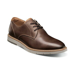 t[VC Y hXV[Y V[Y Men's Vibe Plain Toe Oxford Lace Up Dress Shoe Brown Ch