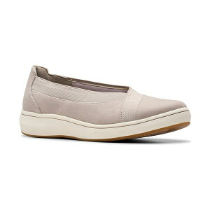 N[NX fB[X Xb|E[t@[ V[Y Women's Cloudsteppers Breeze Sky Air Slip On Shoes Light Gray Textile